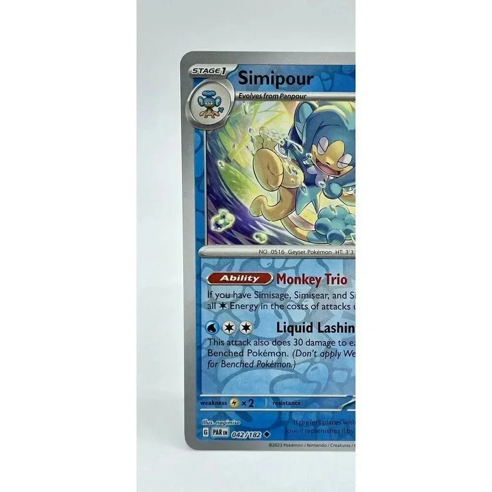 Simipour 042/182 Paradox Rift‎ Reverse Holo Pokémon TCG Rare Mint Unplayed